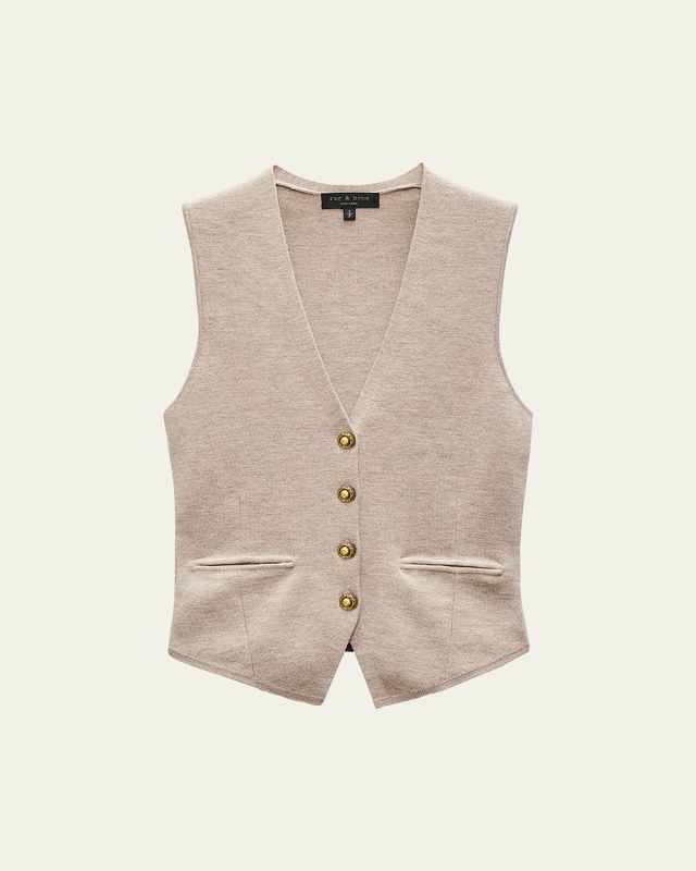 Ella Wool-Blend Vest